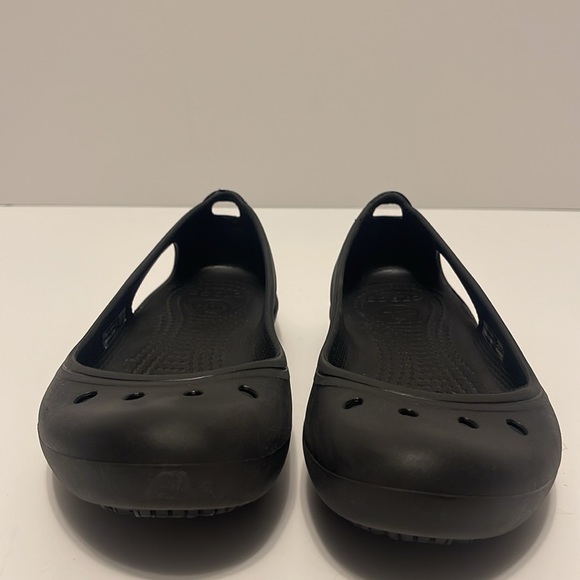 Crocs Kadee Ballet Flats Women’s 6 Black Slip Resistant Slip On Casual Shoes - Picture 4 of 9